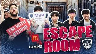 An inescapable ESCAPE ROOM The Justice try to solve their way out 🏃‍💨  Presented by McDonalds [upl. by Hiasi]