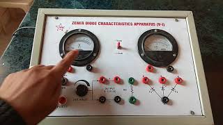 CLASS 12 PHYSICS EXPERIMENT ZENER DIODE CHARACTERISTICS [upl. by Nnahs]