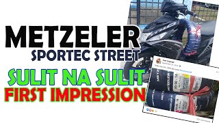 METZELER SPORTEC STREET FEEDBACK amp REVIEW  FIRST IMPRESSION  MIO I 125 [upl. by Rundgren937]