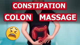 How to Massage Out Your Stuck Poop  FIX CONSTIPATION [upl. by Nivrag390]