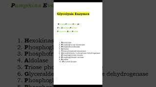 Glycolysis Enzyme Mnemonics Easiest Way to Remember 2024 biochemistrymnemonics usmle [upl. by Aggappera159]