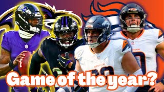 Will the Denver Broncos UPSET the Ravens [upl. by Aicilaf]