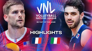 🇫🇷 FRA vs 🇮🇹 ITA  Highlights  Week 2  Mens VNL 2024 [upl. by Yenruoj]