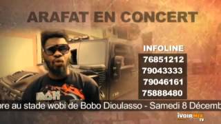 DJ ARAFAT EN CONCERT AU BURKINA DU 05 AU 10 DECEMBRE 2012 [upl. by Stucker]