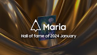 PENUP Hall Of Fame of January 2024 Maria [upl. by Aziza]