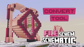 Minecraft PE Bedrock toolbox  Convert MCPE Houses schem schematic file [upl. by Abercromby]