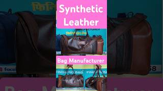 Synthetic Leather bag With Customized Primium Quantity travelbag trending [upl. by Moclam]