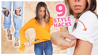 9 Easy STYLE HACKS to Transform Your Closet ✨ DIY with Orly Shani [upl. by Eillas]