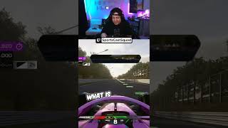 DONT READ CHAT AND DRIVE F1 Formula1 racing crash shorts [upl. by Nagirrek549]