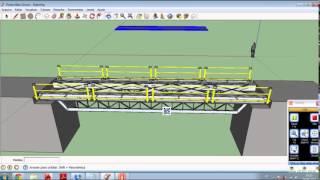 Ponte Estrutura Metálica [upl. by Eednam]