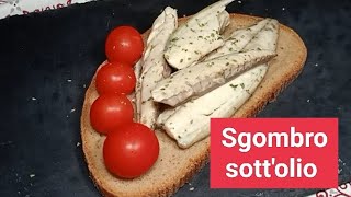 Sgombro sottolio ricetta semplice [upl. by Henley186]