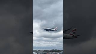 British Airways A320neo GTTNR LHR Arrivals Runway27R Flight BA391 from Tenerife shorts [upl. by Relluf]