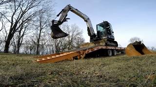 Running A Bobcat E85 Mini Ex [upl. by Judy]