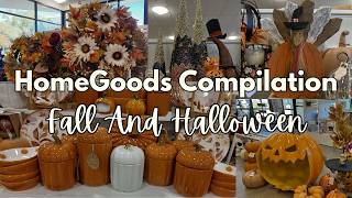 HomeGoods Fall amp Halloween Decor Compilation MustHave Seasonal Items [upl. by Adamok230]