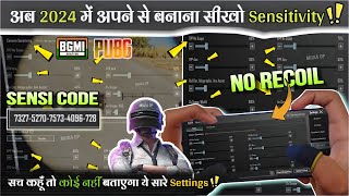 Best Sensitivity Settings Guide  Explain With Handcam BGMI amp PUBGM  No Gyro amp Gyro Settings Tips [upl. by Sivlek]