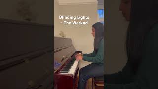 Blinding Lights  The Weeknd pianist pianocover music piano blindinglights shortsfeed fyp [upl. by Maris762]