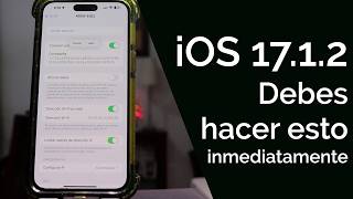 iOS 1712  DEBES HACER ESTO DESPUÉS DE ACTUALIZAR TU IPHONE [upl. by Deadman]