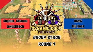 Dynamic Duos Philippines  Group Stage Round 7  Age of Empires 4 [upl. by Nnad]