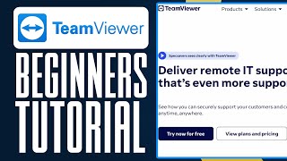 How To Use TeamViewer 2024 TeamViewer Tutorial [upl. by Yllim]