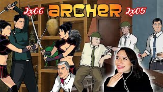 Archer REACTION  2x05 amp 2x06 [upl. by Festatus487]