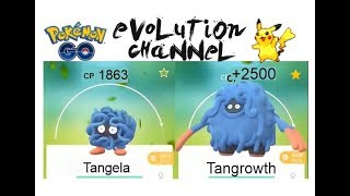 ENORMOUS Tangrowth Evolution Pokémon Go Tangela Evolution [upl. by Pubilis]