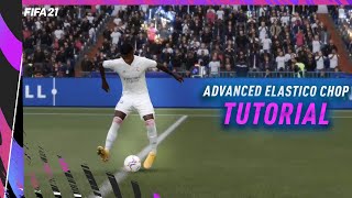 FIFA 21 Advanced Elastico Chop Tutorial  Simple amp Effective Skill Tutorial [upl. by Arateehc]