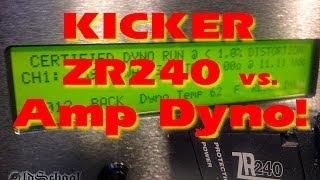 Kicker ZR240 vs SMD Amp Dyno AD1 FULL Power Output Test Wattage RMS [upl. by Balthasar900]