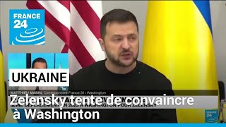 Ukraine  laide américaine à Kiev est menacée Zelensky essaye de convaincre à Washington [upl. by Aramanta]