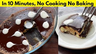 10 Minutes Cold Dessert  No Baking No Cooking No Oven  Only 5 Ingredients Humainthekitchen [upl. by Ernesta]