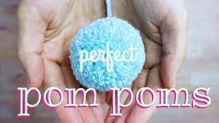 How To Make Pom Poms Out Of Yarn 2 Ways [upl. by Brigit57]