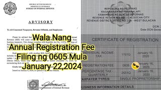 Ease of Paying Taxes Act Republic Act No11976 Exempt from Filing and Paying Form 0605 ARF [upl. by Nnaharas]