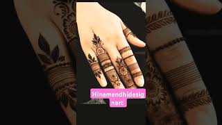 New mendhi design finger 2024 Hina mendhi design art subcribe my YouTube channel 😍👈 [upl. by Morville560]