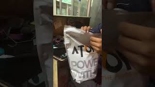 Atom whey protein unboxing atomwheyproteinunboxing atom asitis asitiswhey protein wheyprotein [upl. by Enaht917]