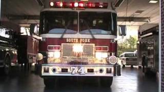 Engine 74 Responding to a structure fire [upl. by Enavi564]