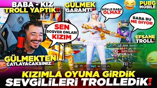 KIZIMLA OYUNA GİRDİK 😂 SEVGİLİLERİ TROLLEDİK  PUBG MOBİLE Gülmekten Çatlayacaksınız 😃 [upl. by Margaux]