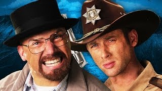 Rick Grimes vs Walter White Epic Rap Battles of History [upl. by Roswald]