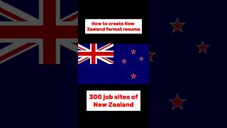 New Zealand resume format 2024  New Zealand CV format for job  300 job sites of New Zealand [upl. by Eannej918]