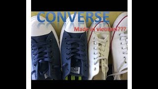 Begini kualitas sepatu converse made in vietnam [upl. by Suoicerp]