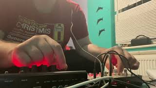 Lxr2 and volca bass Gritty acid overdriven techno by the janitor 😉 [upl. by Adnilak]