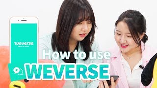 Kpop Lab Ep5 How to use Weverse [upl. by Chui]