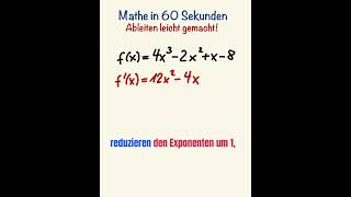 Funktion ableiten leicht gemacht Mathe lernen mit Mathetipps 🧮 [upl. by Fitzgerald]