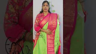 GADWAL PATTU SAREE💚 Whatsapp  8074764566 [upl. by Yboc]