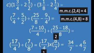 Matemática Fund1 Frações Básica  Aula 34 Problemas Expressões  CC V480wmv [upl. by Ellenwad]