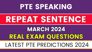 Repeat Sentence  PTE Speaking  Most Repeated Questions  99 Repeat Rate  Ambition Abroad [upl. by Nolak]