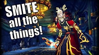 WoW Burning Crusade  The Smite Priest In Karazhan [upl. by Neraj]