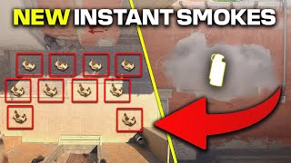 ALL Mirage Instant Window Smokes in CS2  NEW SPAWNS [upl. by Htabazile909]