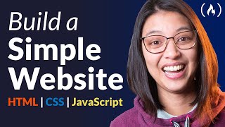 Build a Simple Website with HTML CSS JavaScript – Course for Beginners [upl. by Whitby459]