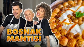 SAMET VE ANNESİ İLE BOŞNAK MANTISI YAPTIK🧑‍🍳 [upl. by Eidnas]