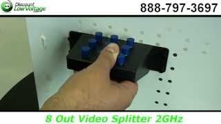 8 out Coaxial Video Splitter  Home Wiring [upl. by Eilrahc]