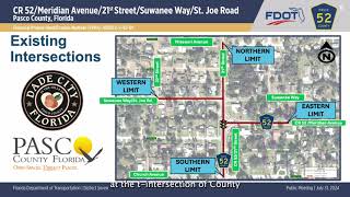 CR 52Meridian Ave Public Meeting Presentation [upl. by Eimam]